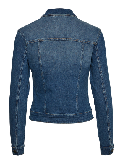 NMDEBRA L/S BLUE DENIM JACKET NOOS Mellomblå
