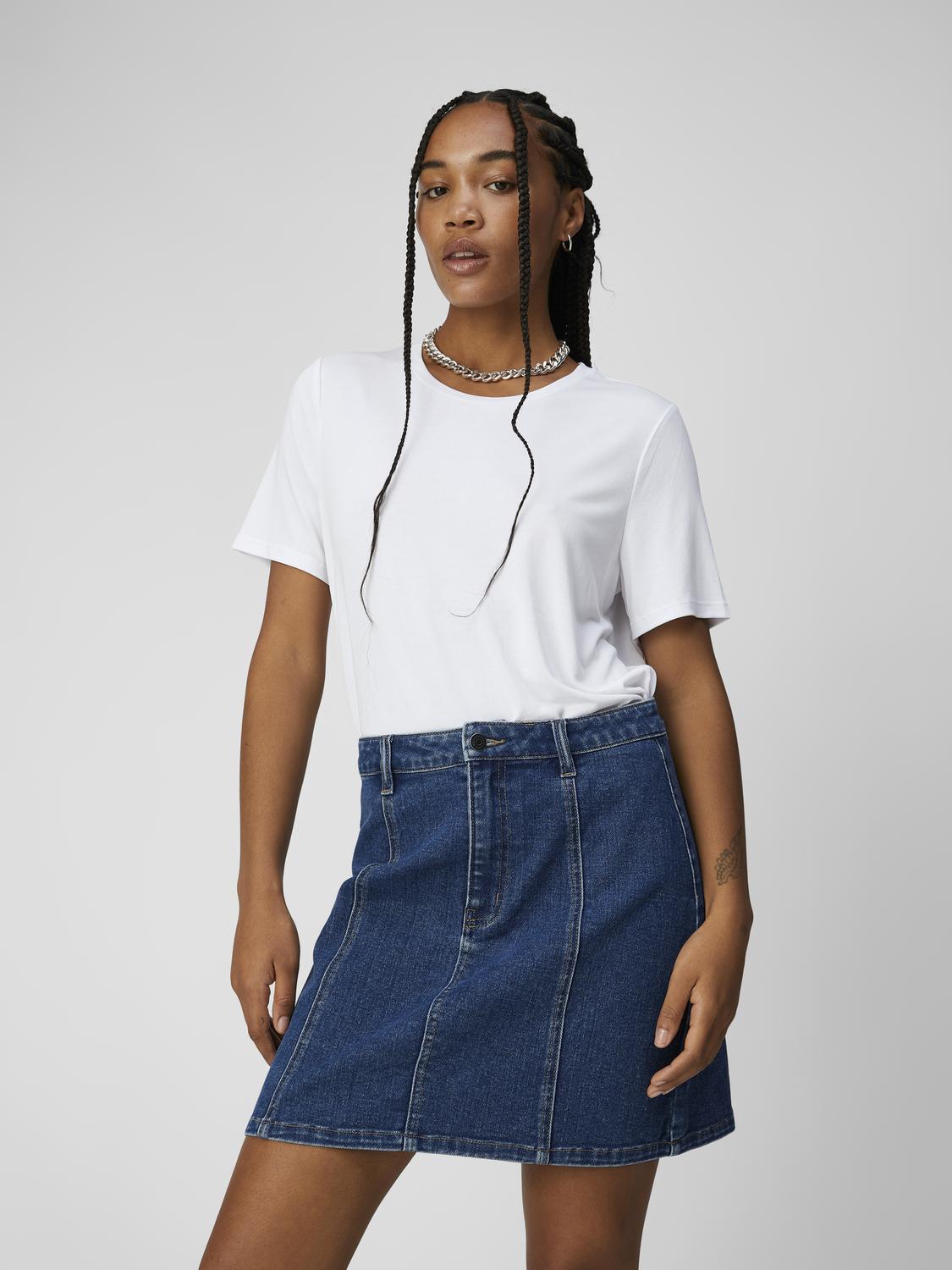 OBJANNIE S/S T-SHIRT NOOS Hvit
