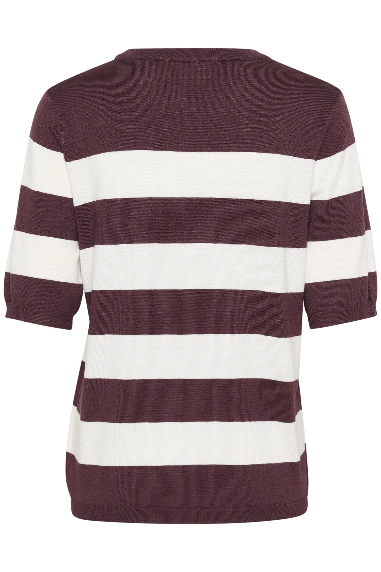 Kalizza Striped Knit Fudge / Chalk Wide Stripe