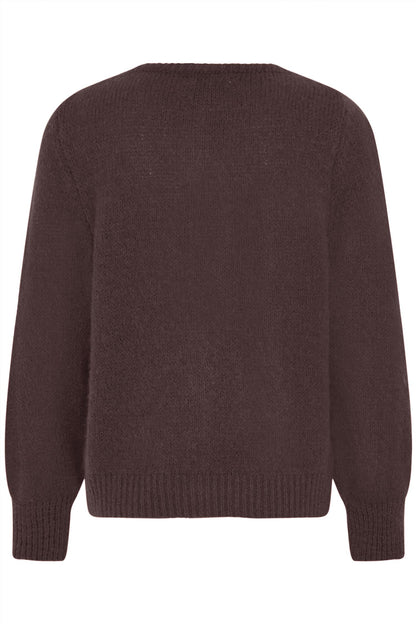 Sbgulvig Knit Cardigan Chocolate Torte