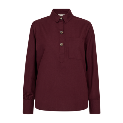FQFLYNN-SHIRT Vinrød