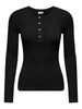 JDYSUMA RIB L/S WOOLBLEND PLCK TOP JRS Sort