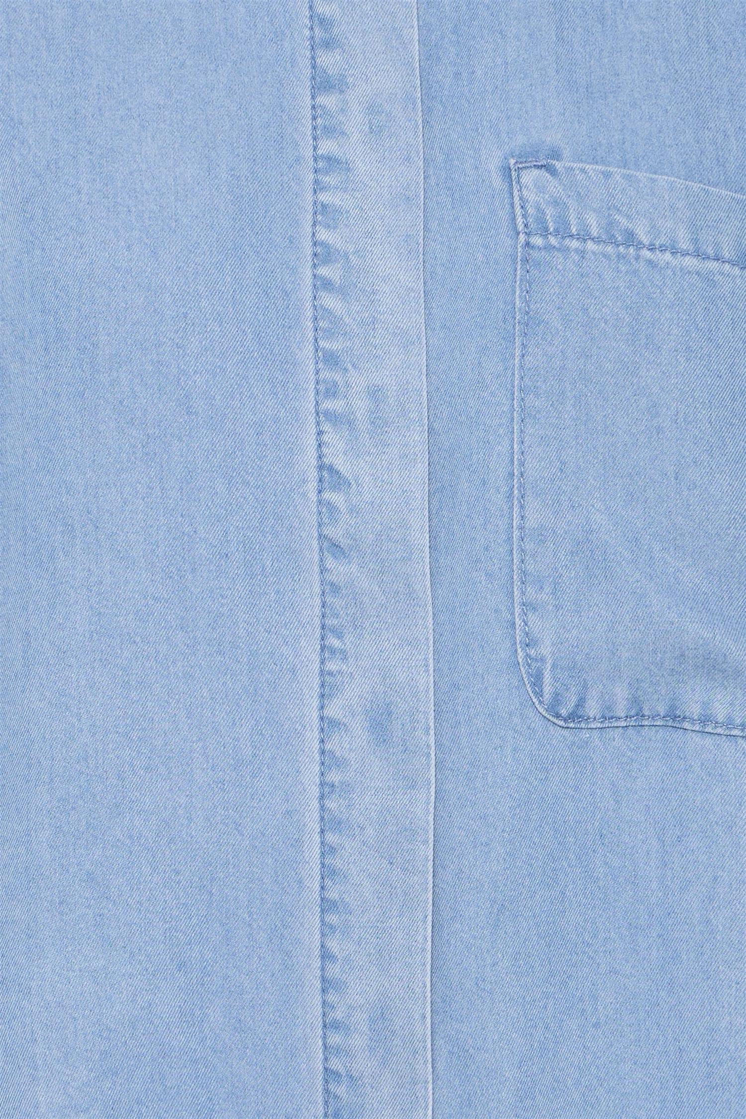 PZBEVERLY Blouse Light Blue Denim