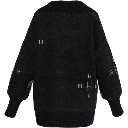 FAM V-neck Sweater Svart
