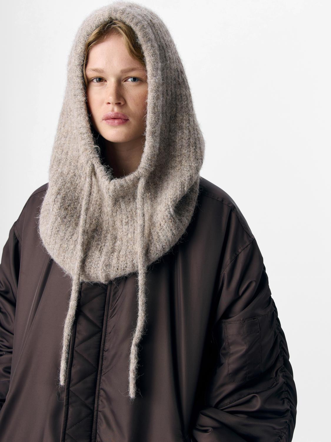 Objmilu Knit Balaclava Noos Beige