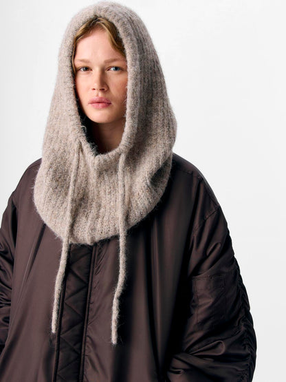 Objmilu Knit Balaclava Noos Beige
