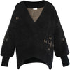 FAM V-neck Sweater Svart