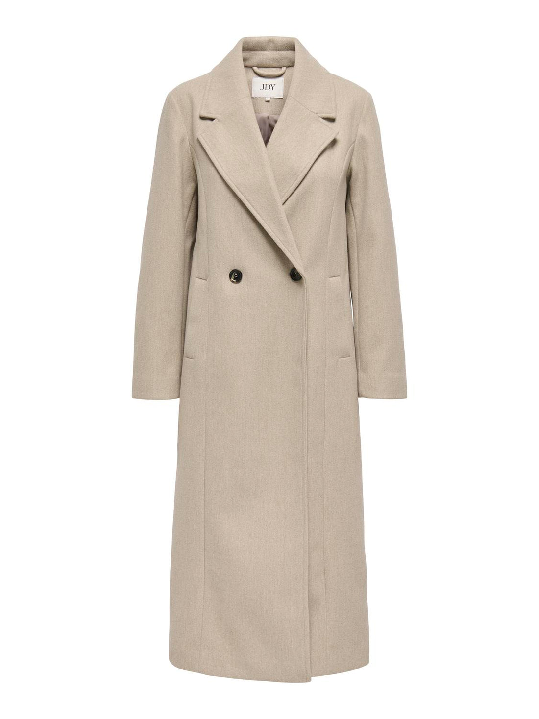 JDYVIOLA X-LONG COAT OTW HAB Lysebrun