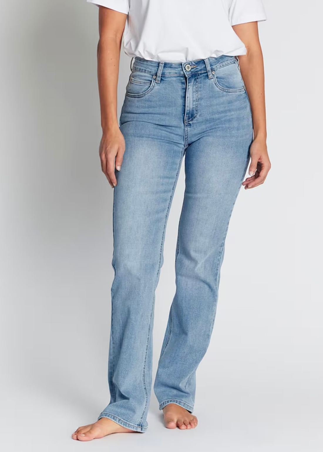 HANA JEANS 1016 Lyseblå
