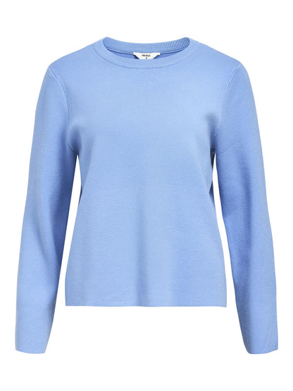 OBJREYNARD SQUARE SLEEVE O-NECK NOOS Blå