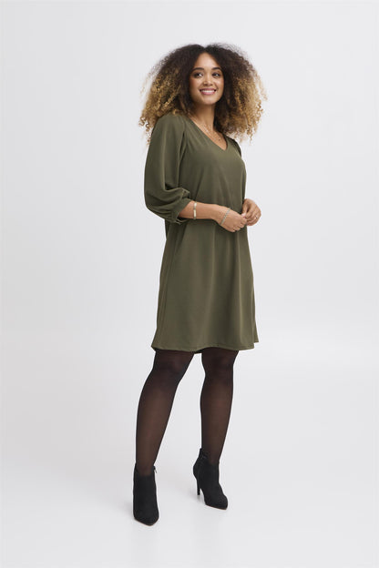 Sbgazel Dress Dusty Olive