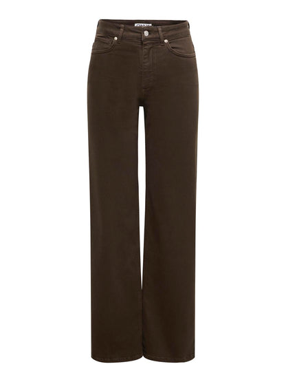 Onlmadison Blush Hw Wide Brown Dnm Cro11 Mørkebrun