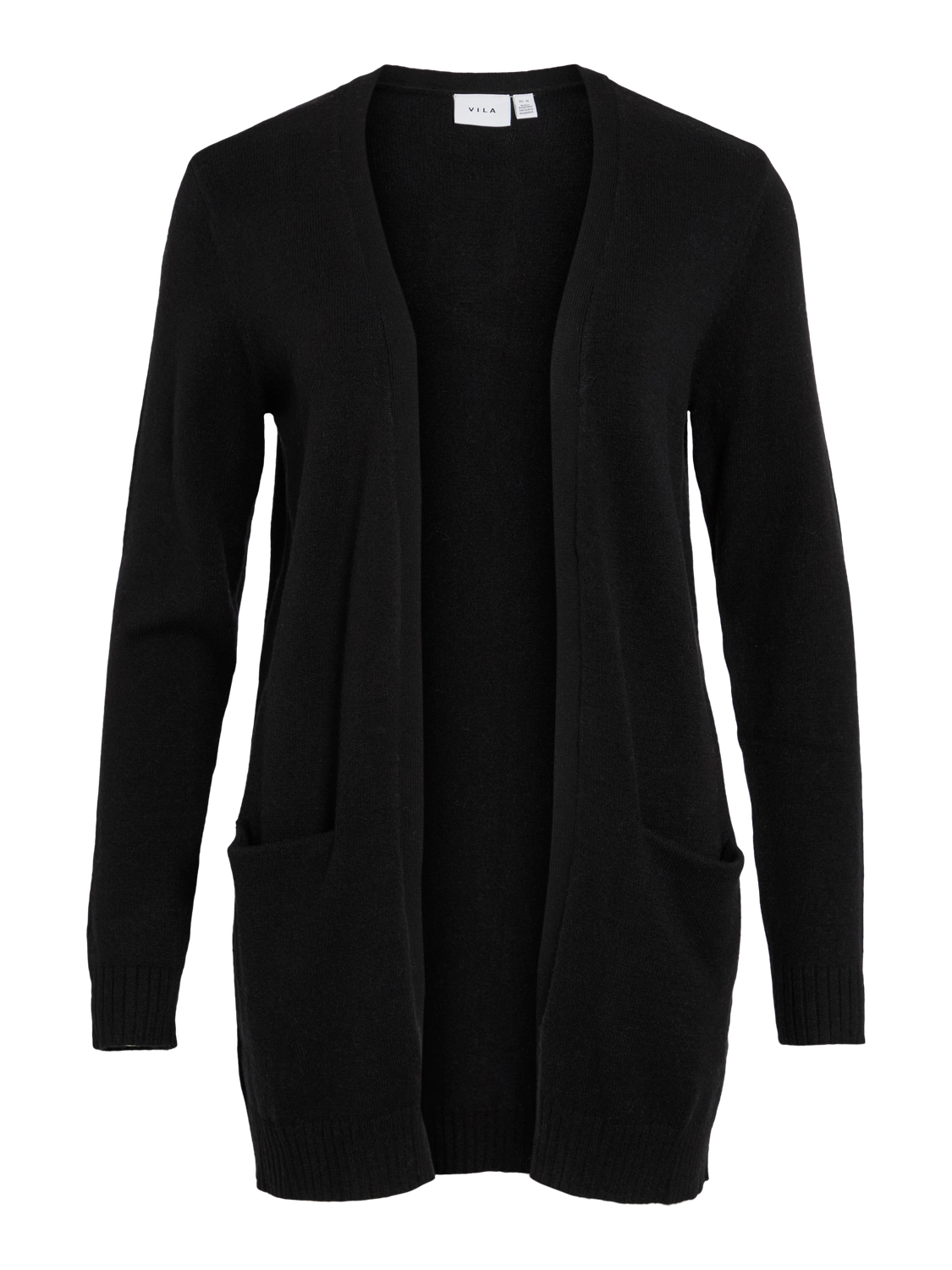 Viril Open L/s Knit Cardigan - Noos Sort