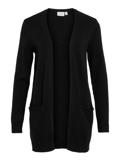 Viril Open L/s Knit Cardigan - Noos Sort