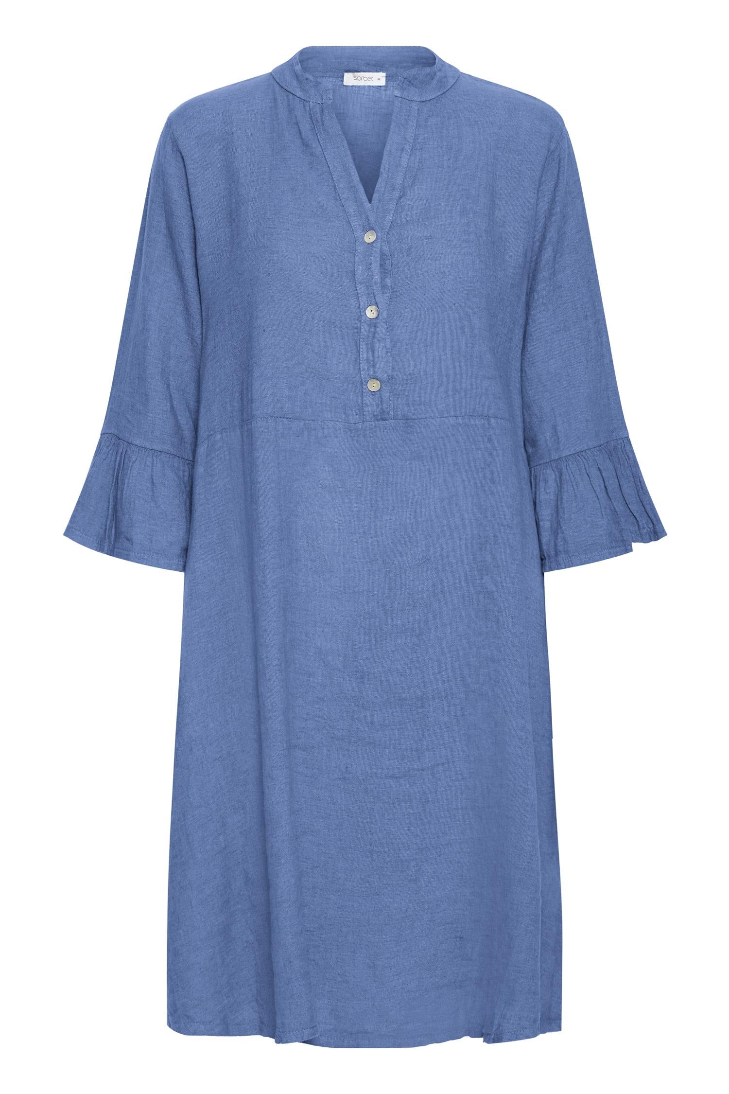 SBFONTANELLE PLACKET DRESS True Navy