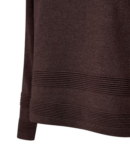FQFLOW-PULLOVER Brun