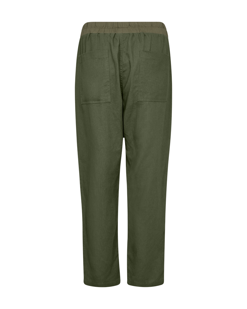 FQLAVA-PANTS linbukse Grønn