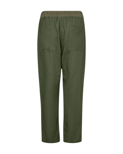 FQLAVA-PANTS linbukse Grønn