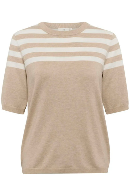 KAlizza Striped Knit Feather Gray/Chalk Half Stripe