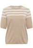 KAlizza Striped Knit Feather Gray/Chalk Half Stripe