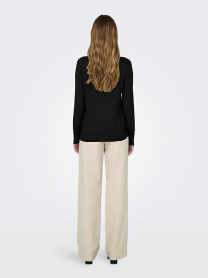 Jdymalou L/s On Button Pullover Knt Noos Sort