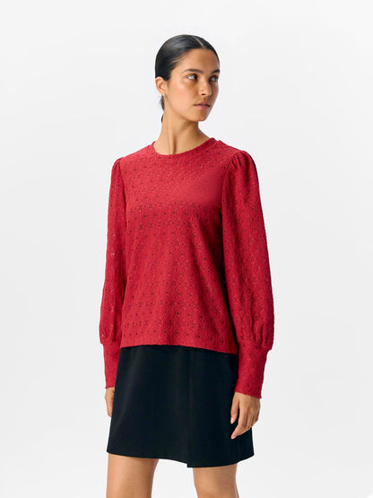 Objlaila L/s Re Top Noos Mørkerød