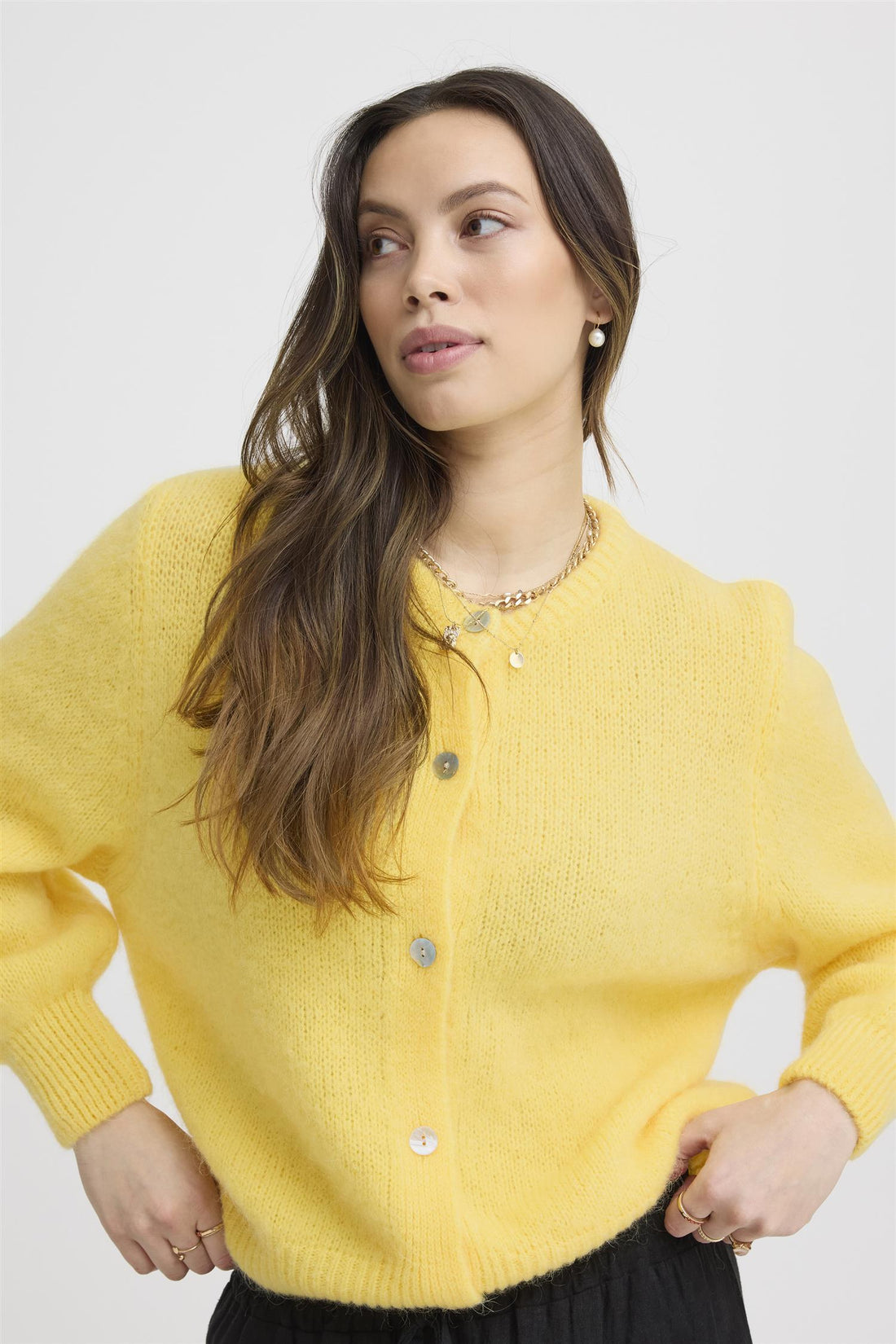 SBGULVIG KNIT CARDIGAN Gul