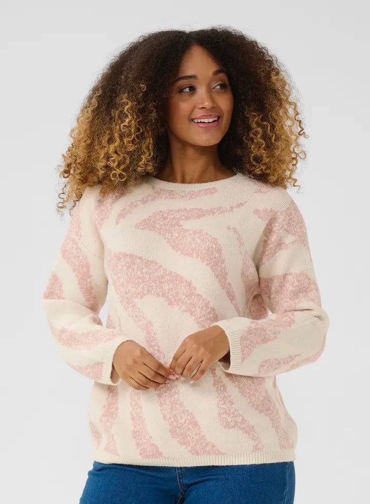 CRtemikka Knit Pullover Lys Rosa