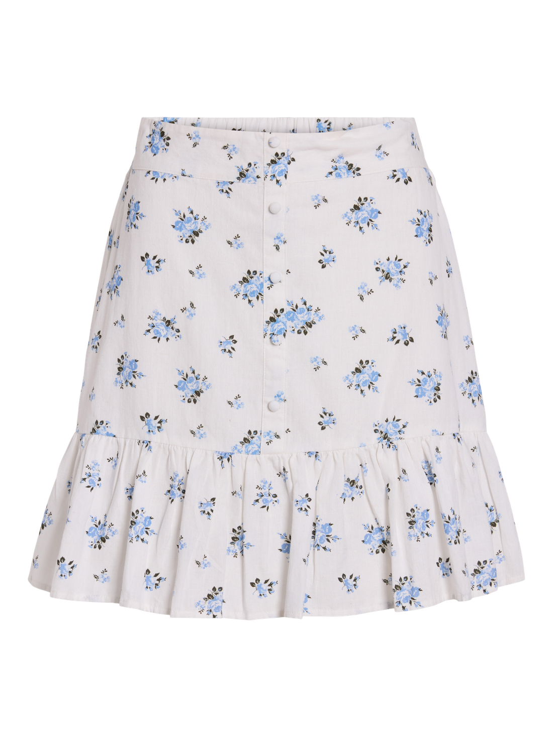VIELLA MIA HW SHORT SKIRT/LN Mellomblå