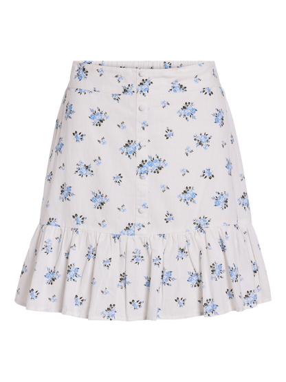 VIELLA MIA HW SHORT SKIRT/LN Mellomblå