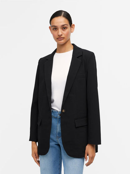 OBJSIGRID L/S BLAZER Svart