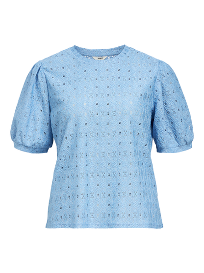 OBJLAILA S/S RE TOP NOOS Mellomblå