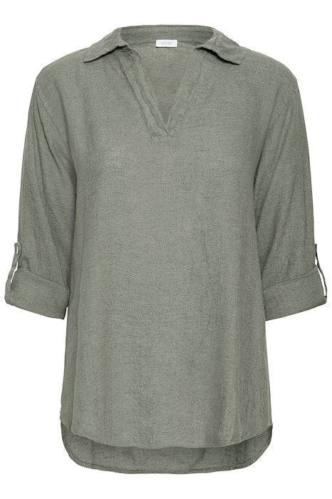 SBFONTANELLE BLOUSE Dusty Olive