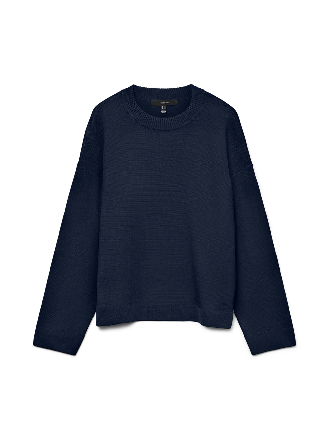 VMSILJE LS O-NECK BOXY PULLOVER NOOS Mørkeblå