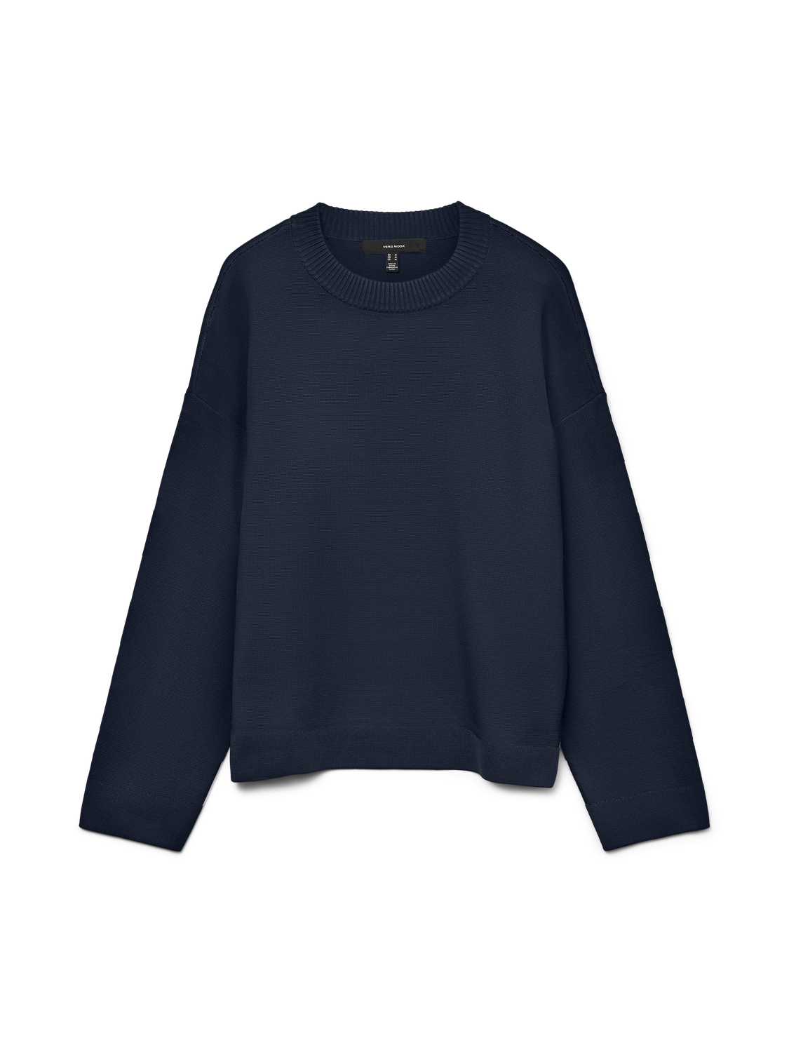 VMSILJE LS O-NECK BOXY PULLOVER NOOS Mørkeblå