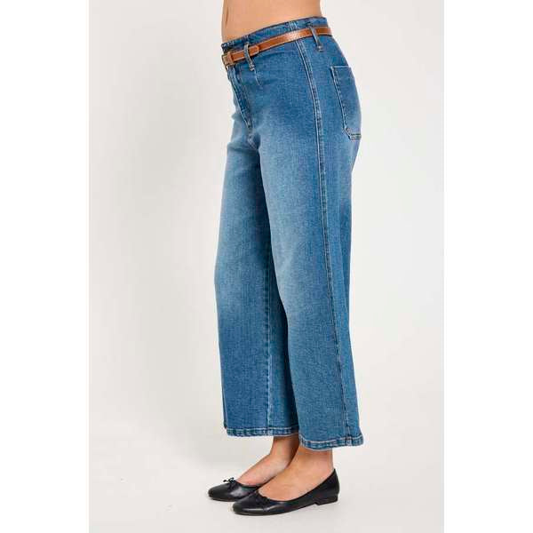 FQSALLA-PANT Medium Blue Denim