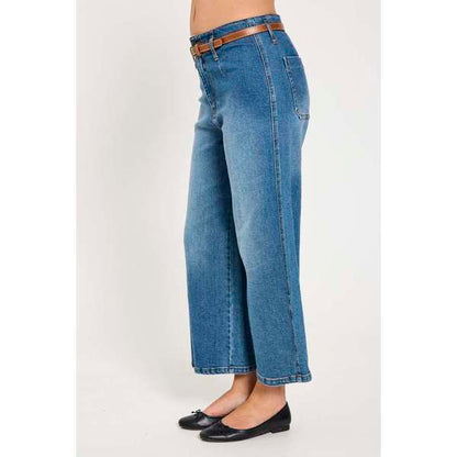 FQSALLA-PANT Medium Blue Denim