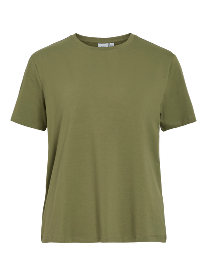 VINORA S/S T-SHIRT - NOOS Mørkegrønn