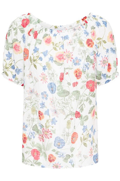 SBALEXA BF SS BLOUSE Snow White