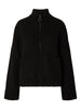 SLFSIA RAS LS KNIT ZIPPER CARDIGAN Sort