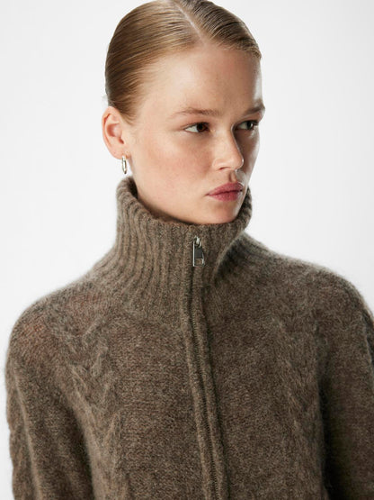Objnete Lo Knit Cardigan Noos Mellomgrå