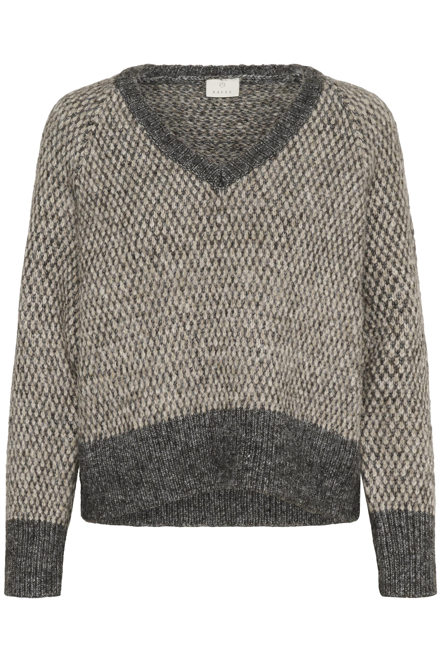 Kamelinda Pullover Dark Grey M./Feather Gray M.