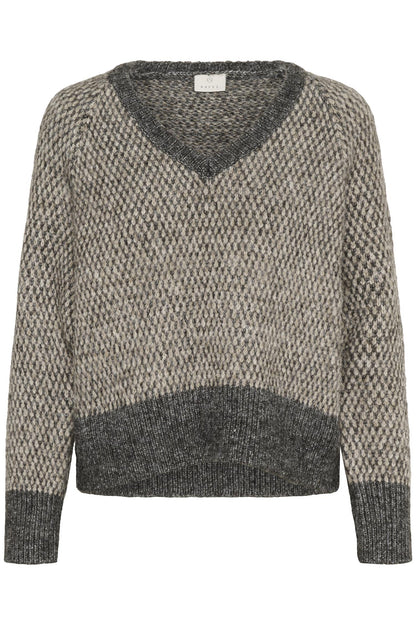 Kamelinda Pullover Dark Grey M./Feather Gray M.
