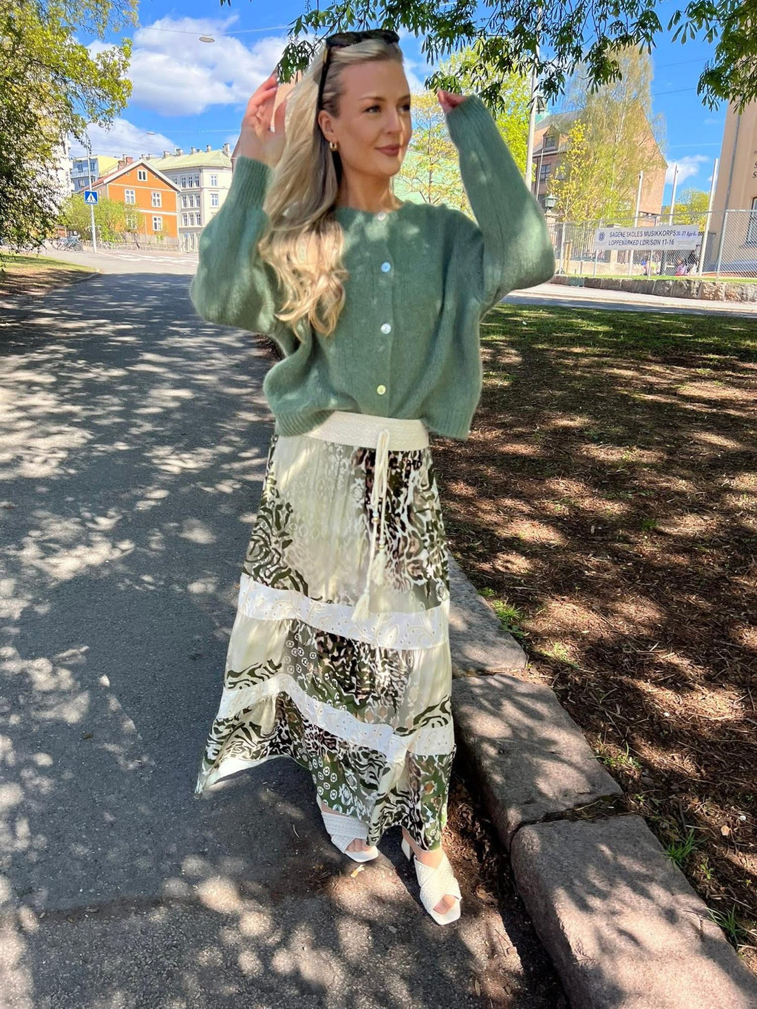 SBALONA SKIRT Dusty Olive