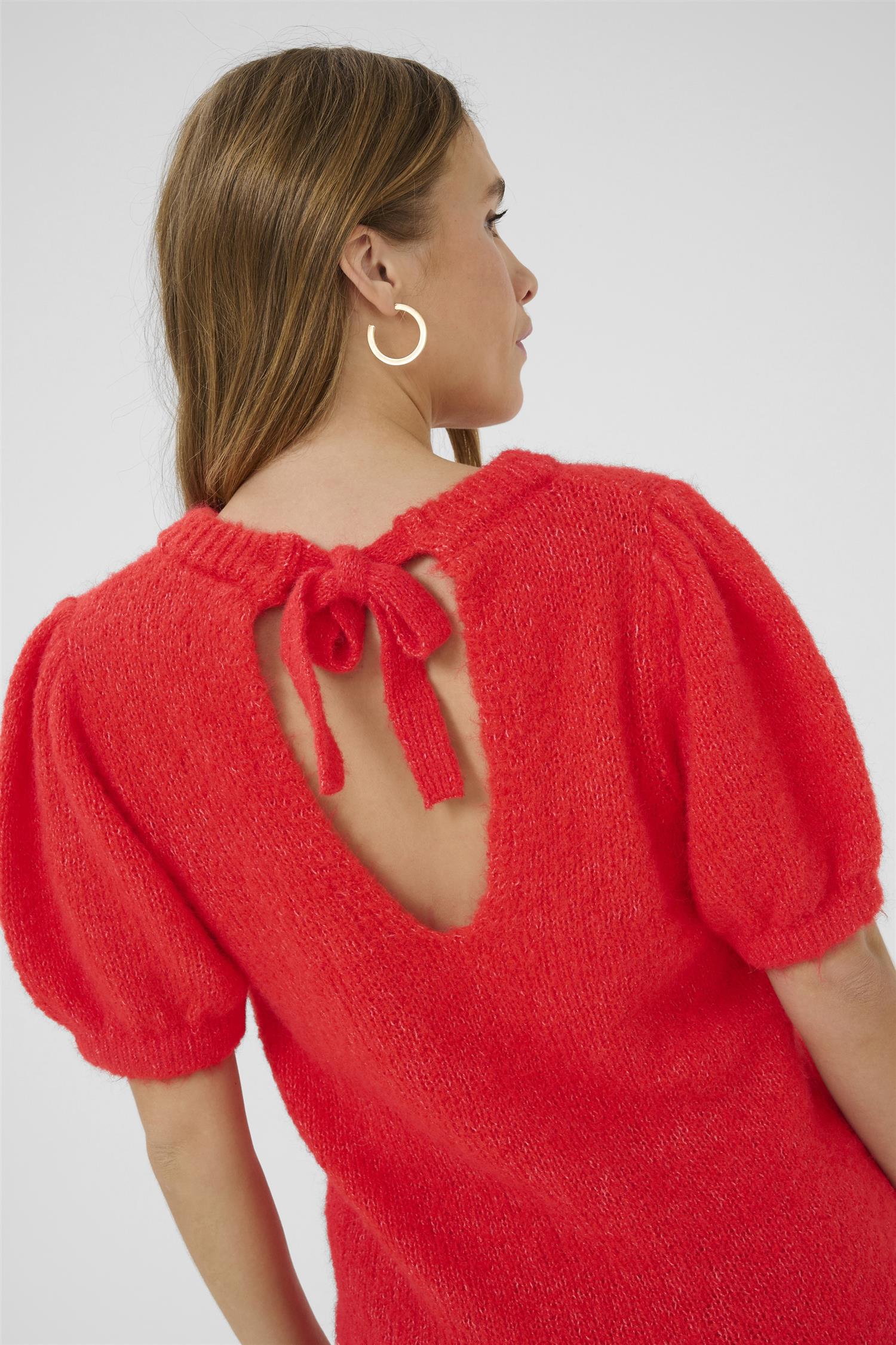 Kaemilie bow pullover Rød