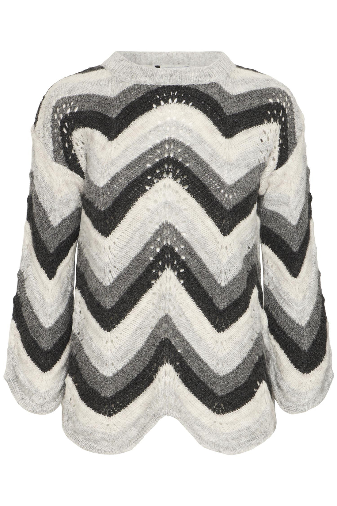 Sbbidiga Knit Blouse Grey Melange