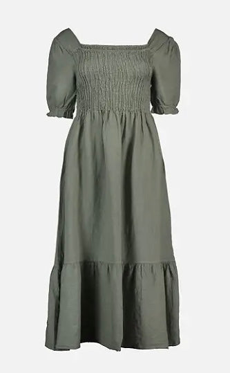Emira kjole 5326 Army Grønn
