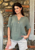 LINDA TOPP M/KNAPP Khaki