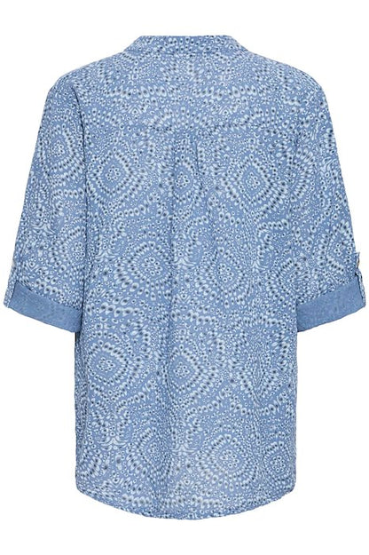 SBALEXA BATIC BLOUSE Jeans Blue