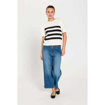 FQSALLA-PANT Medium Blue Denim